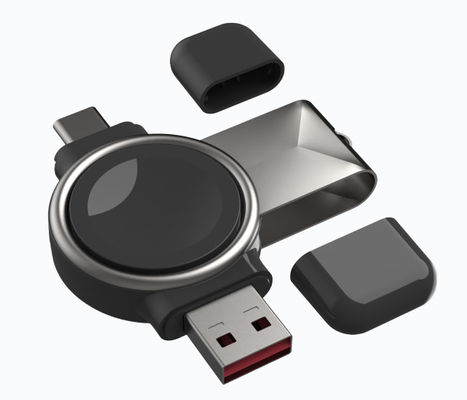 Buen precio Dual Plug Negro Samsung Reloj Cargador inalámbrico Reloj Galaxy Carga inalámbrica 3W en línea