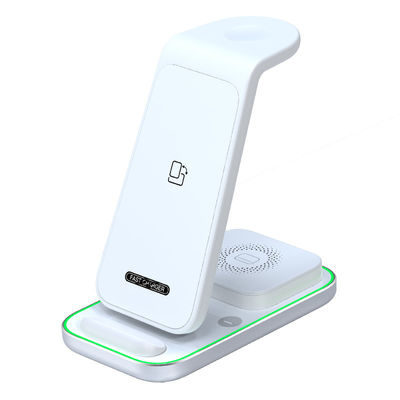 Buen precio Cuatro en un soporte de carga inalámbrica soporte de luz nocturna cargador de teléfono en línea
