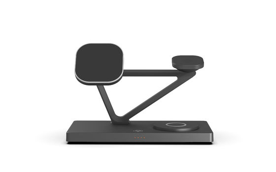 Buen precio Cargador de carga inalámbrica magnética de 15W para iPhone Apple Watch y AirPods Negro Blanco en línea