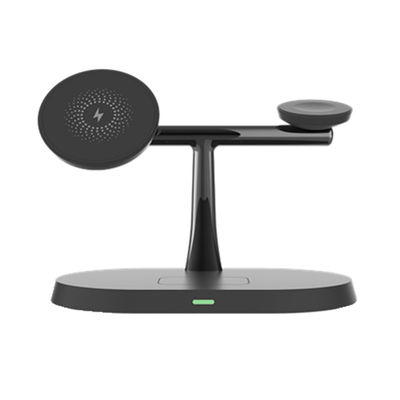 Buen precio Estación de carga multifuncional 3 en 1 CE auricular para teléfonos móviles en blanco y negro en línea