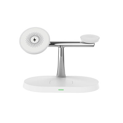 Buen precio Carga inalámbrica de 10 vatios magnética de Apple para teléfonos relojes auriculares en blanco y negro en línea