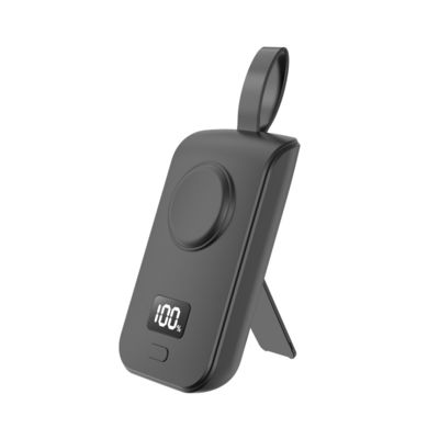 Buen precio 2500mAh Power Bank Cargador de reloj portátil inalámbrico con pantalla digital en línea