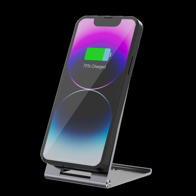 Buen precio Qi 2 Alquiler de carga inalámbrica plegable de aleación de aluminio para otros teléfonos y auriculares Qi en línea