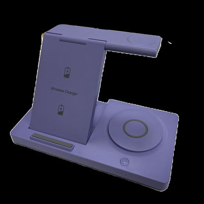 Buen precio Estación de carga inalámbrica para teléfonos inteligentes auriculares y relojes con luz magnética nocturna en línea