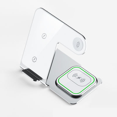 Buen precio Cargador inalámbrico de aluminio con certificación Qi de 15W para iPhone/Samsung en línea