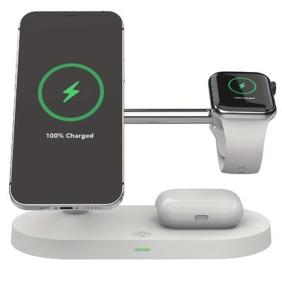 Buen precio Estación de carga inalámbrica multifuncional todo en uno con soporte de cargador iWatch en línea