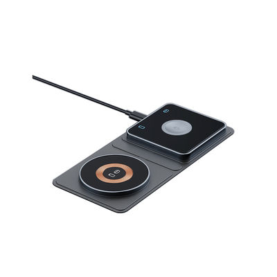 Buen precio Carga inalámbrica plegable para teléfonos inteligentes con protección contra el sobrecalentamiento y logotipo personalizado en línea