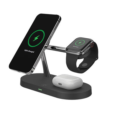 Buen precio Cargador inalámbrico rápido 4 en 1 Compatible con teléfono inteligente e interfaz de salida USB-A en línea