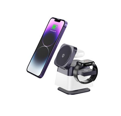Buen precio Estante de carga inalámbrica 4 en 1 con luz nocturna 15W/10W/7.5W/5W en línea