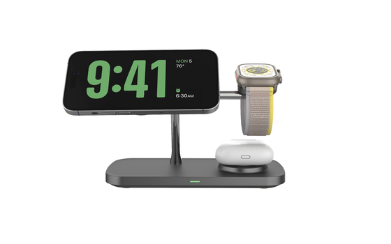 Buen precio Soporte de carga magnético ABS para teléfono con cargador rápido inalámbrico T255 en línea