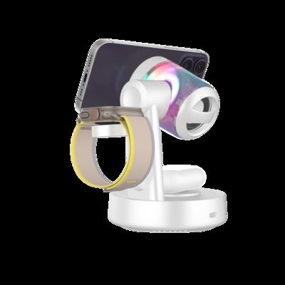 Buen precio 25W All In One Wireless Charger Compatible with both Apple and Samsung Phone Earbuds Watch en línea