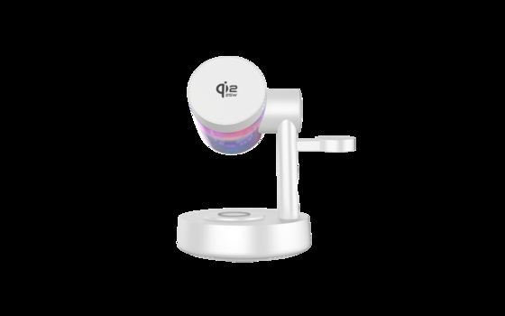 Buen precio All In One 25W Wireless Charger Music Wireless Charger With Light Charger Stand  en línea