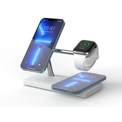 Buen precio Cargador inalámbrico de luz magnética nocturna 7 en 1 Cargador inalámbrico para auriculares del reloj del iPhone en línea