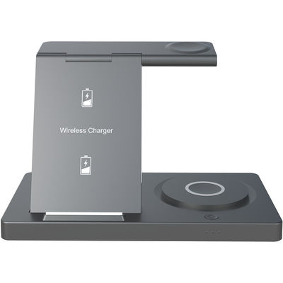 5 en 1 15w cargador inalámbrico magnético rápido con 2w material ABS de luz nocturna