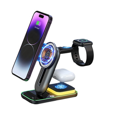 Buen precio 5W 7W cargador inalámbrico magnético portacargador inalámbrico teléfonos múltiples relojes en línea