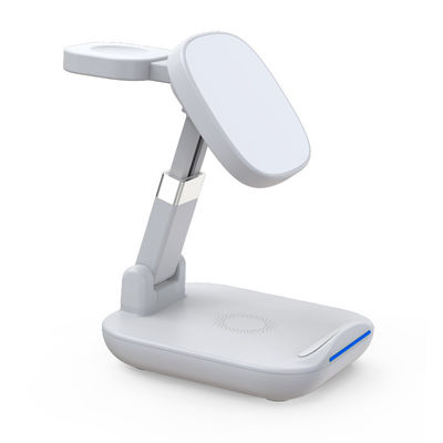 Buen precio Carga inalámbrica plegable de 15W Carga rápida ABS 3 en 1 Estación de carga rápida en línea