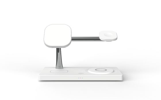 Lámpara de noche de carga inalámbrica magnética rápida 15w para Airpods Iwatch Material ABS