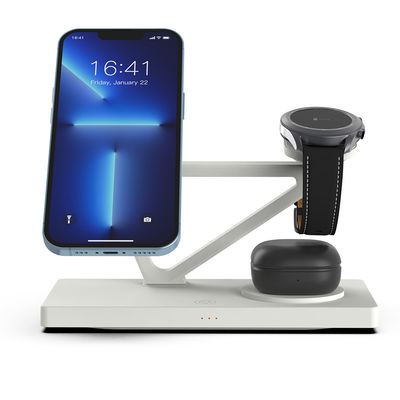 Buen precio Todo en uno Samsung Smartwatch Cargador Smart Watch 15W Cargador inalámbrico Negro y Blanco en línea