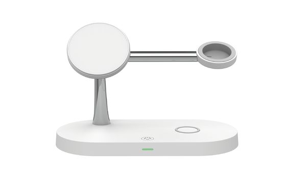 Buen precio Cargador de iPhone de aleación de zinc magnético 15W 10W soporte de carga inalámbrica en línea