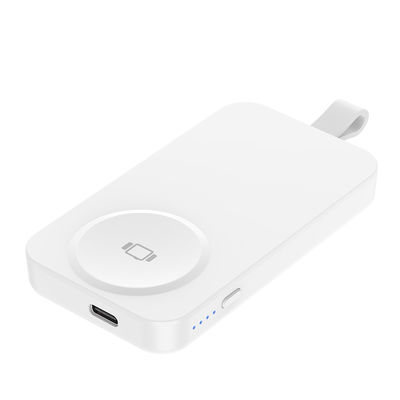 2500mAh Banco de energía ABS Cargador inalámbrico Apple Watch Multifunción de energía móvil