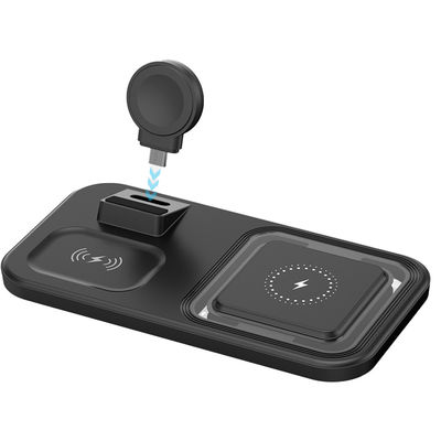 Buen precio Cargador inalámbrico de tres en uno para teléfonos móviles, Apple Watch y auriculares Bluetooth TWS en línea