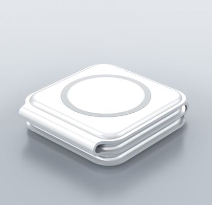 Pad de carga inalámbrica portátil de 15W Carga para dispositivos habilitados para Qi Ligero a 180g
