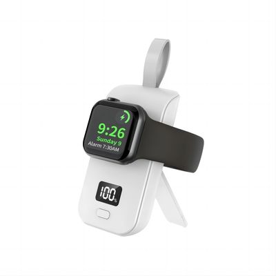 Buen precio Cargador inalámbrico de 2500 mAh para cable de carga de Iwatch Protección contra sobrecarga del iPhone en línea