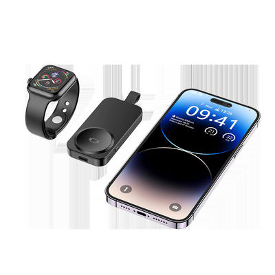 Diseño compacto Reloj inalámbrico cargador Banco de energía 4 indicador LED 2-8mm distancia de carga