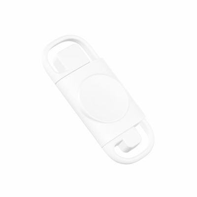 Cargador magnético inalámbrico de Apple Watch de peso ligero y blanco 5V Voltado de entrada