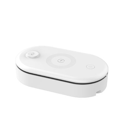 Buen precio Caja de desinfección UV multifuncional con cargador inalámbrico plegable para relojes y auriculares de teléfonos inteligentes en línea