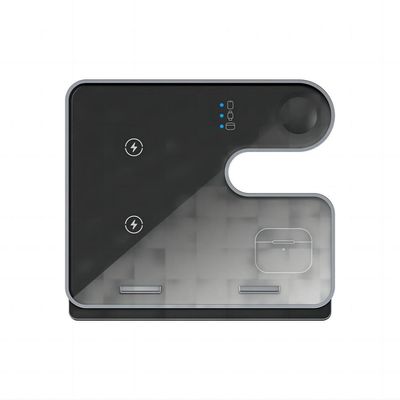 Buen precio 15W de carga rápida sin cables para Apple Samsung Qi teléfonos Airpod y iWatch en línea