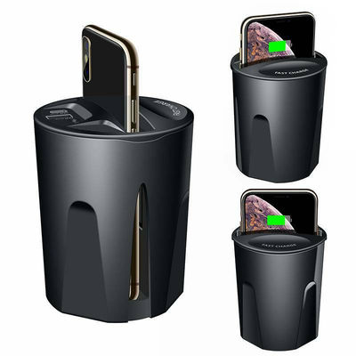 Buen precio Carga inalámbrica de teléfono inteligente Qi con carga USB 5V / 2A en línea