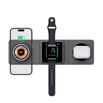 Buen precio Pad de carga inalámbrica de puerto de entrada USB-C con potencia de carga de reloj máxima de 2W en línea