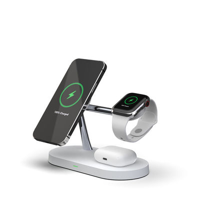 Buen precio Estación de carga inalámbrica multifuncional 5 en 1 con luz nocturna de 2W y salida USB en línea