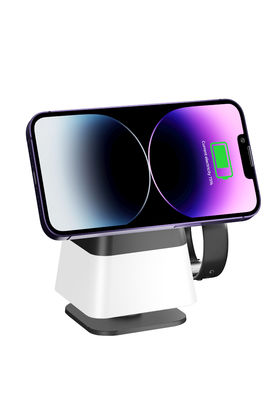 Buen precio Cargador inalámbrico 4 en 1 para dispositivos Apple con cuerpo giratorio y tapa plegable en línea