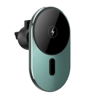 Buen precio Potente cargador de coche inalámbrico para el montaje de ventilación de aire con superficie de vidrio endurecido en línea