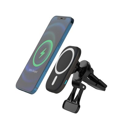 Buen precio 15W de energía de carga cargador inalámbrico magnético con poderosa atracción compatible con la mayoría de los teléfonos inteligentes en línea