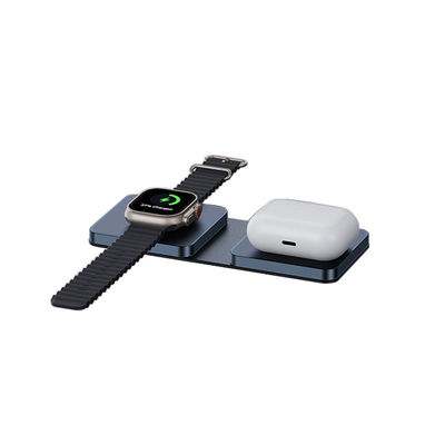 Buen precio Cargador inalámbrico plegable compacto 3W - 15W teléfono Qi Apple Airpod IWatch con USB tipo C en línea