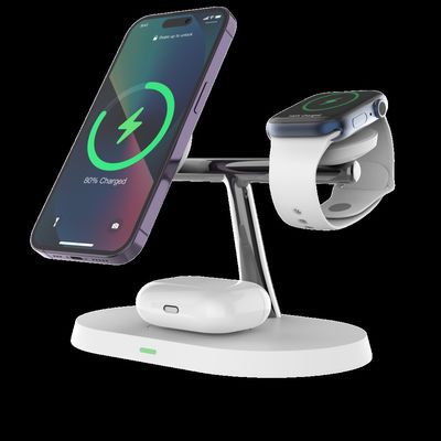 Buen precio Cargador inalámbrico 3 en 1 para auriculares y teléfono de Apple Watch en línea