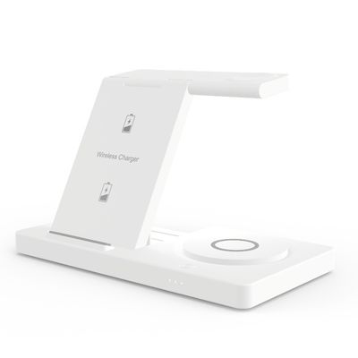 Buen precio 5 en 1 cargador inalámbrico rápido plegable 15W con luz indicadora LED acepta personalizado en línea