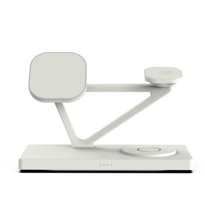 Buen precio 5 en 1 15W cargador inalámbrico magnético rápido con luz nocturna 2W acepta logotipo personalizado en línea