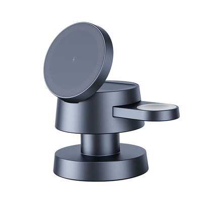 Buen precio Elegante y portátil Negro inalámbrico 15W Cargador con interruptor libre entre luz caliente y luz blanca en línea