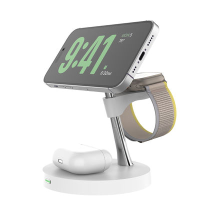 Buen precio T269D 4 en 1 Estación de carga inalámbrica magnética rápida para iPhone16/15/13/14 Stand para relojes apple samsung en línea