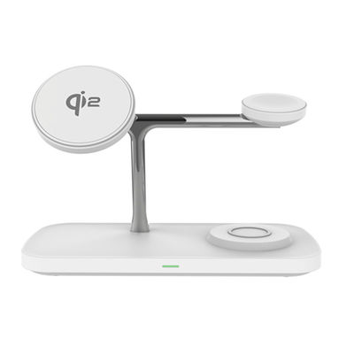Buen precio Todo en uno Qi cargador inalámbrico portátil magnético cargador rápido blanco y negro en línea