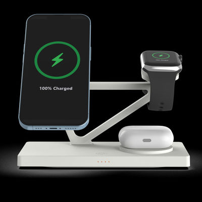 Buen precio Carga inalámbrica magnética Cargador magnético Salida 5W 7.5W 10W 15W Máx. Salida de teléfono 5W 7.5W 10W 15W Tamaño 3.9 X 3.9 X 0.4 pulgadas en línea