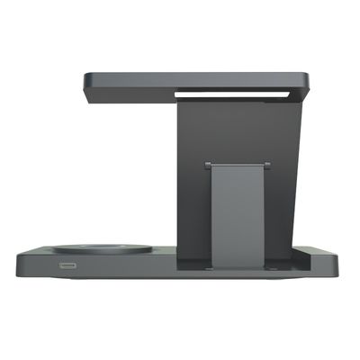 Buen precio Material ABS Carga inalámbrica plegable 15W para teléfono relojes de auriculares con luz nocturna 2W en línea