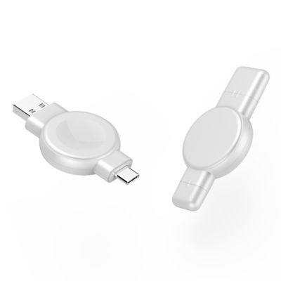 Apple & Samsung Dual Interface Watch Cargador potencia de salida 2.5w abdominales y material de PC