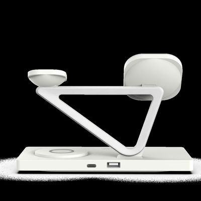 Buen precio Aluminio de aleación ABS de inducción Pad de carga inalámbrica de carga magnética Salida 5W 7.5W 10W 15W Máximo Diseño compacto y duradero en línea