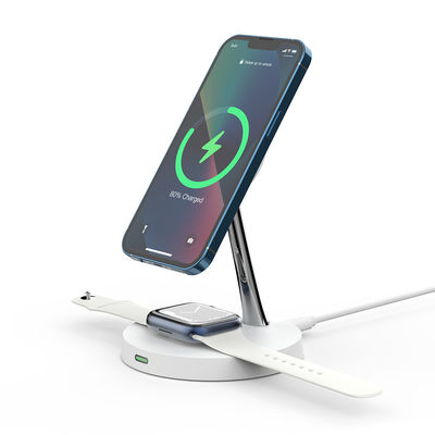 T269C 4 en 1 cargador inalámbrico rápido de función multicapa con soporte de luz nocturna Apple Watch 30w cargador inteligente