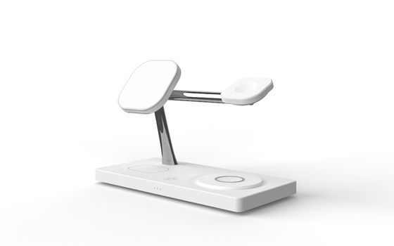 T218 2025 Último cargador rápido inalámbrico de 15 W / 10 W con Apple Watch 3W para teléfonos Samsung y Apple